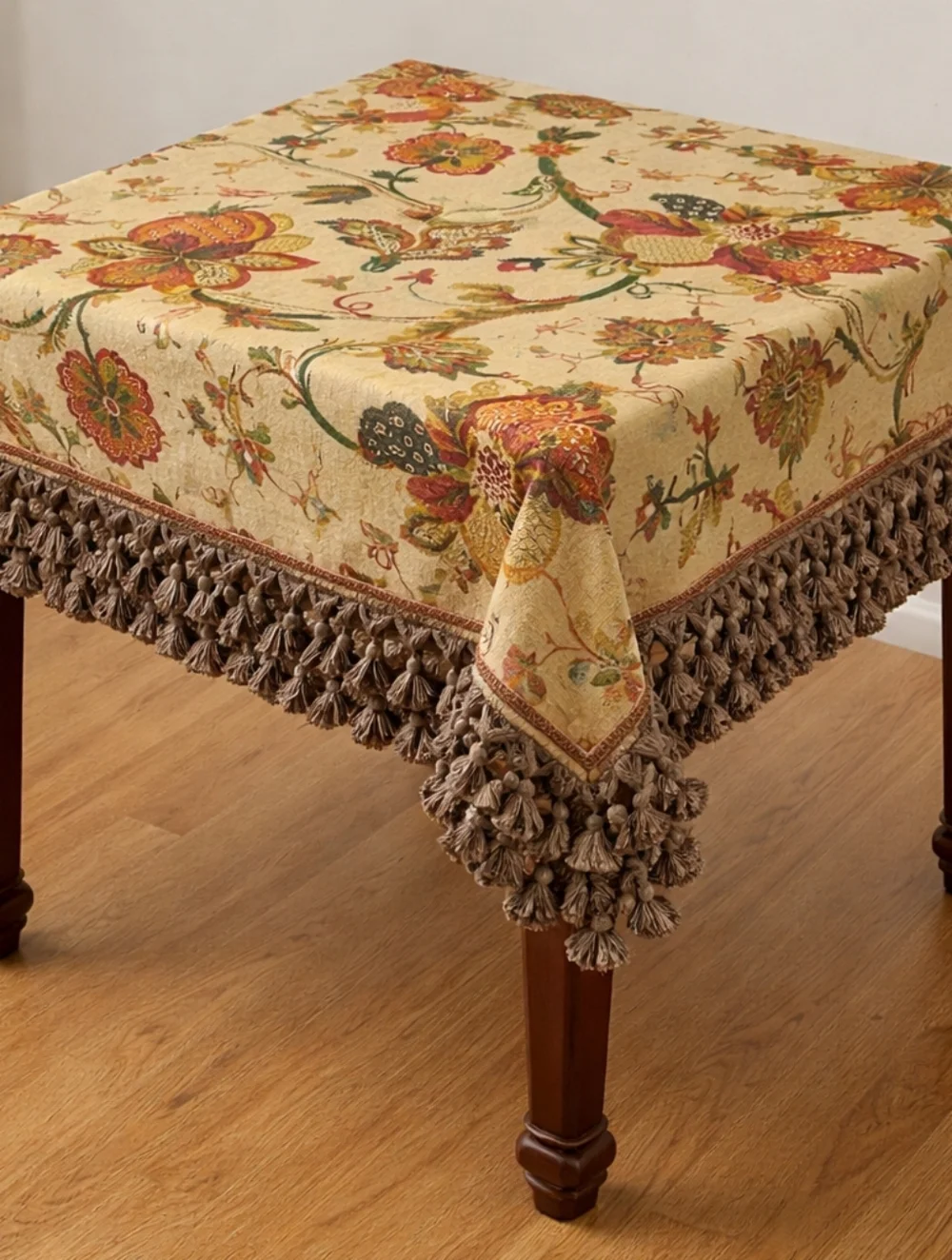 Vintage Tapestry Tassel Tablecloth